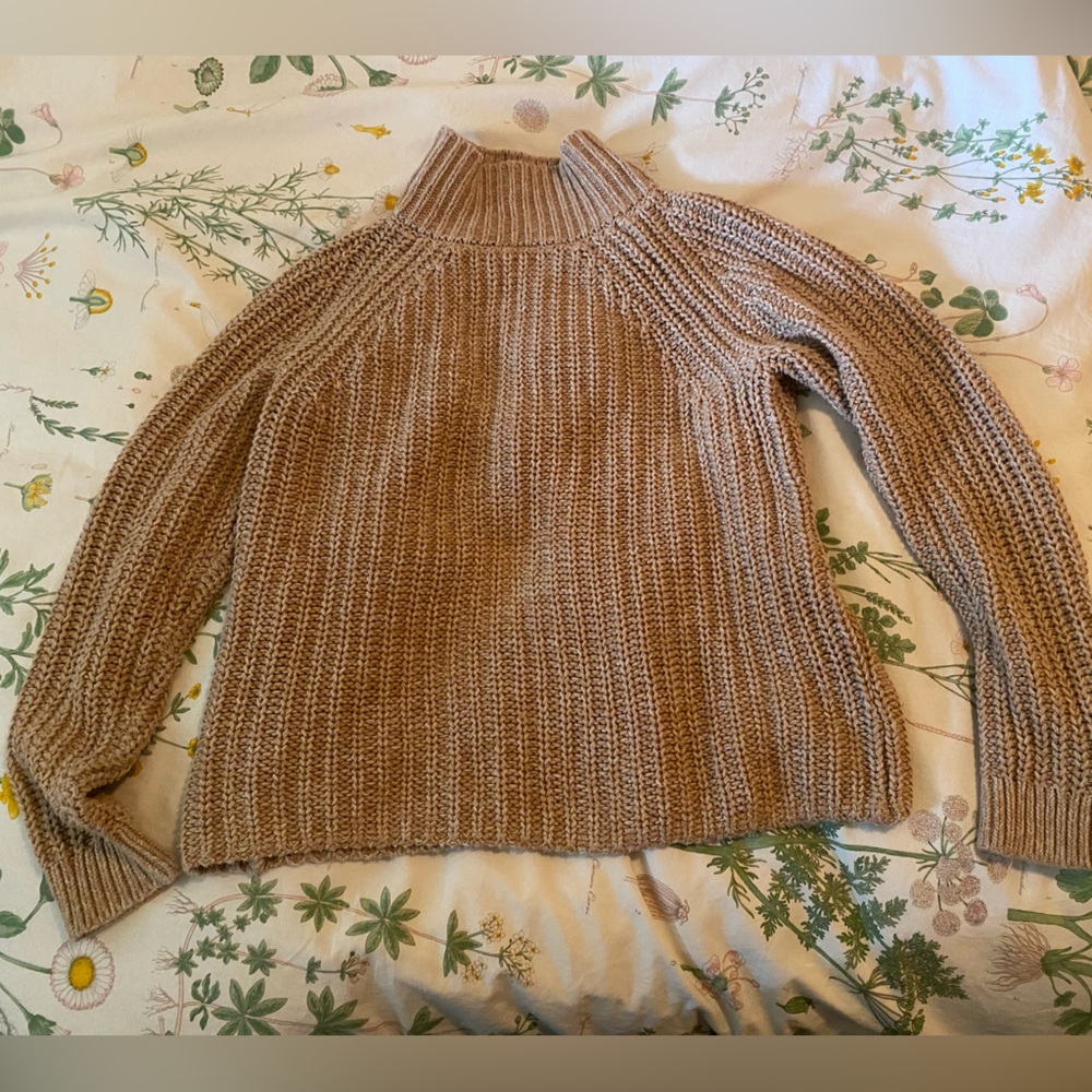 GAP Tan turtleneck Neck Sweater